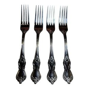 4 Reed & Barton Select
MARLBOROUGH glossy 18/10
Stainless‎ 8" Dinner Forks Korea